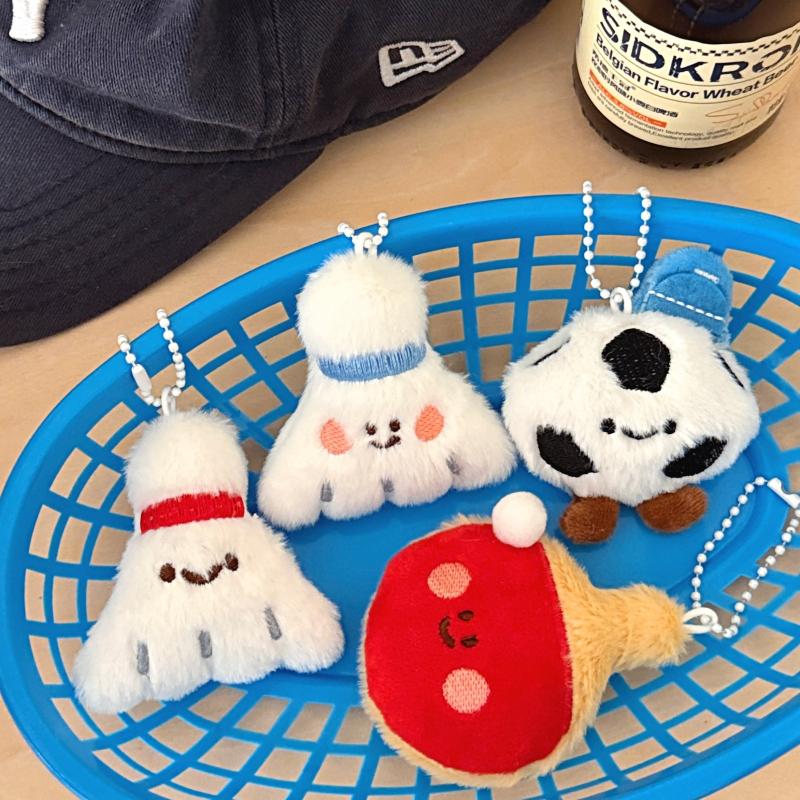 Table Tennis Cartoon - New Cute Cartoon Plush Ball Decoration
