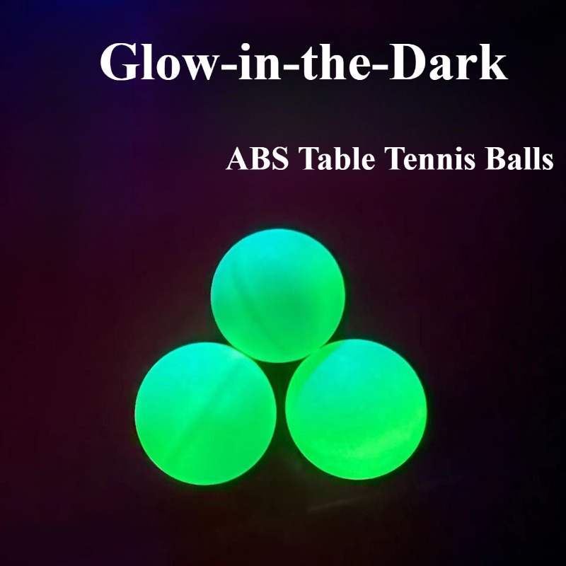 Table Tennis Video Game - Luminous Table Tennis Balls Glow-in-the-Dark Balls