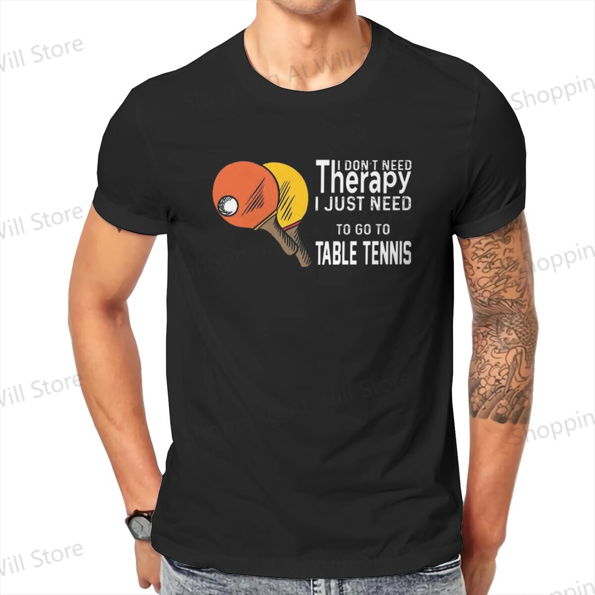 Table Tennis China - Tops 100% Cotton Leisure Sports Table