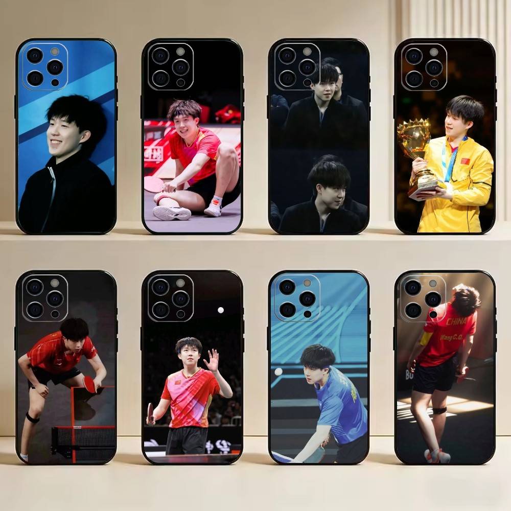 Table Tennis Cartoon - W-Wang Chuqin-Table tennis player Phone Case