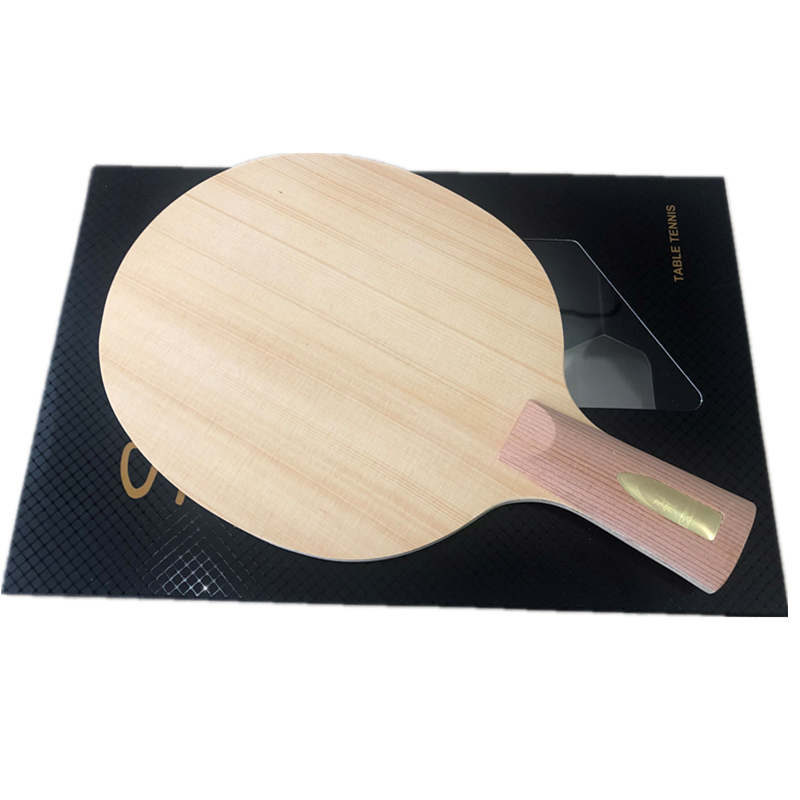 Table Tennis Umpire - Stuor BLUE Carbon Hinoki Table Tennis