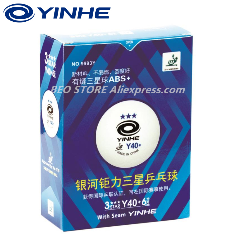 60 balls YINHE 3-star Y40+ H40 - огляд і ціна Table Tennis Video Game