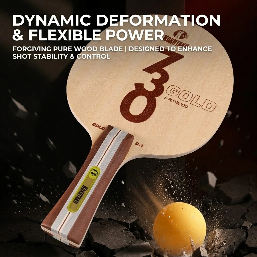 Kokutaku Table Tennis Blade FL - огляд і ціна Table Tennis Practice