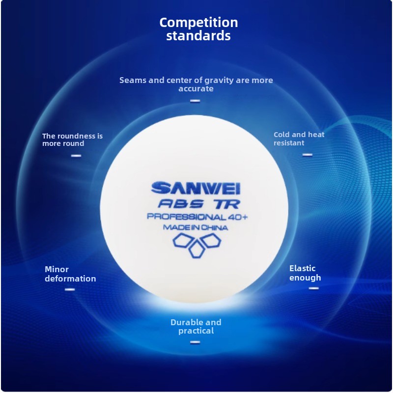 100 pcs Sanwei New Materials P - огляд і ціна Table Tennis Single