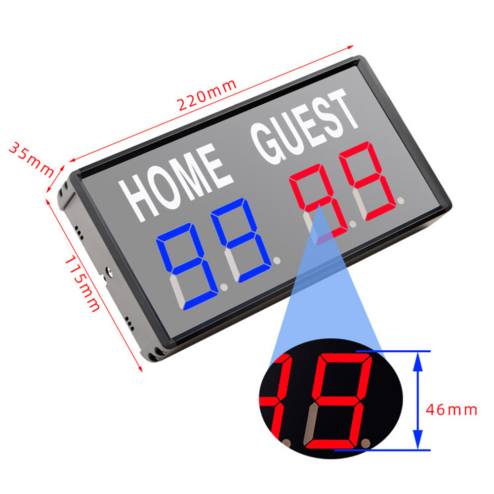Portable 4 Digit LED Scoreboar - огляд і ціна Table Tennis Umpire