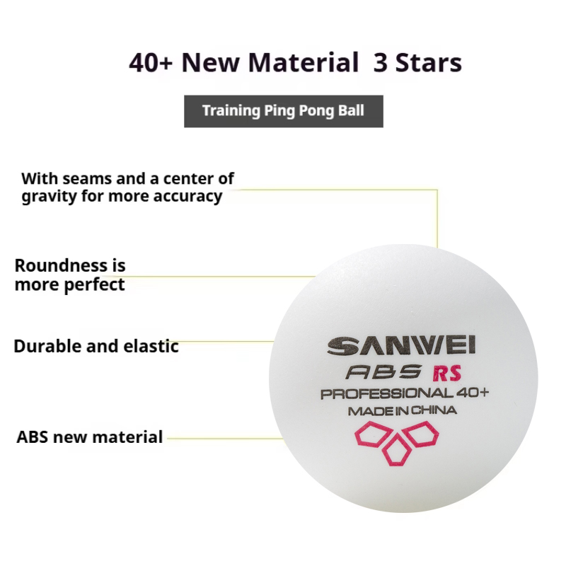 SANWEI RS40+ 3 Star Table Tenn - огляд і ціна Table Tennis Vr