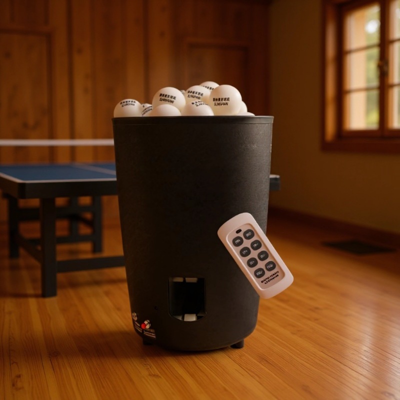 Portable Table Tennis Ball Mac - огляд і ціна Robot Ball Machine