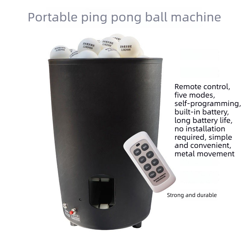 Portable Table Tennis Ball Mac - огляд і ціна Robot Ball Machine