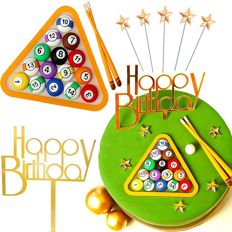 Billiard Ball Cake Decoration  - огляд і ціна Table Tennis Single