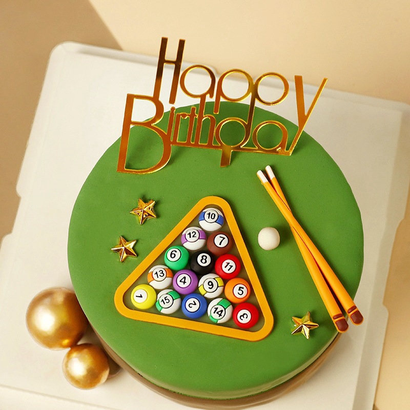 Billiard Ball Cake Decoration  - огляд і ціна Table Tennis Single