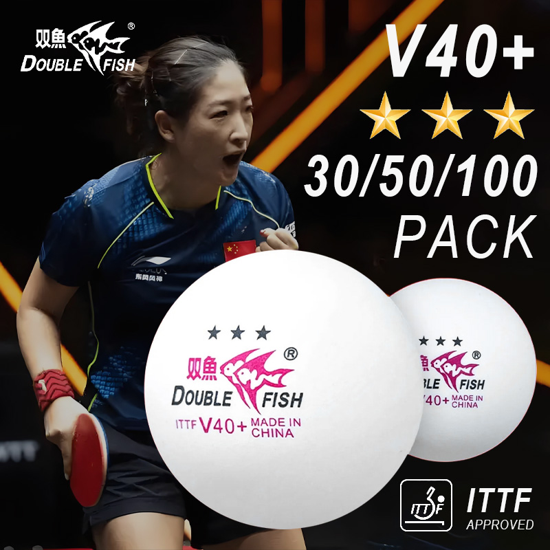 DOUBLE FISH 3 Star V40+ 30/50/ - огляд і ціна Table Tennis Single