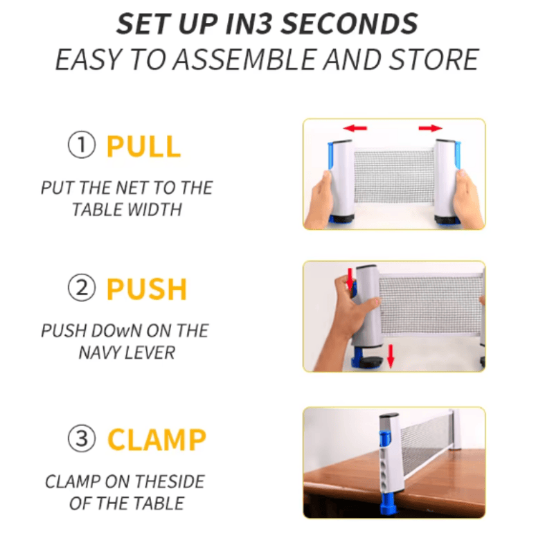1pc/Table Tennis Net Anywhere  - огляд і ціна Table Tennis Online